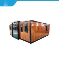 Maison modulaire préfabriquée pliable, petite maison en conteneur d'expédition en kit de Chine pour usage de bureau