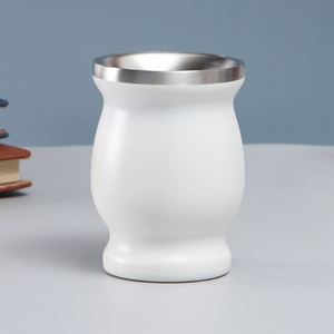 Mini Curved Stainless Steel Tumbler 8oz for Wine Cocktail Coffee Daily Drink - Product Image 5