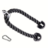 Pour W01625 – Équipement de gym multifonctionnel pour la maison – Système de poulies en acier noir avec accessoires de câble pour la musculation à domicile