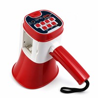 Haut-parleur portable sans fil solaire 30W avec mégaphone, en ABS, alimenté par batterie, pour diffusion publique