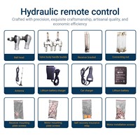 Control Remoto Hidráulico de Alta Precisión NOMI, Joystick con Respuesta Rápida de 20ms, Controlador Inalámbrico de 24V para Válvulas, Grúas y Construcción