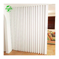 Porte pliante en PVC coulissante en accordéon à charnière souple Offre Spéciale pour cloison