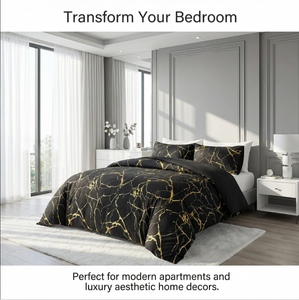 Juego <span class=keywords><strong>de</strong></span> Ropa <span class=keywords><strong>de</strong></span> Cama con Diseño <span class=keywords><strong>de</strong></span> Rayas, Funda <span class=keywords><strong>de</strong></span> Edredón, Juego <span class=keywords><strong>de</strong></span> Ropa <span class=keywords><strong>de</strong></span> Cama King Size, Poliéster, Lujoso, Transpirable, Juego <span class=keywords><strong>de</strong></span> 3 Piezas - Product Image 4