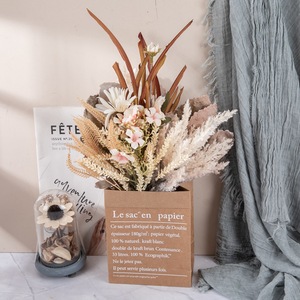 Bouquet de fleurs séchées CallaFloral, arrangement floral artificiel, décoration de mariage et de maison CF01166 - Product Image 1