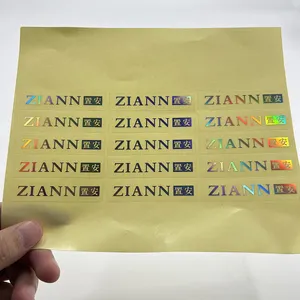 고품질 비닐 자필 로고 인쇄 관례는 차를 위한 커트 레이저 홀로그램 차 스티커를 정지한다