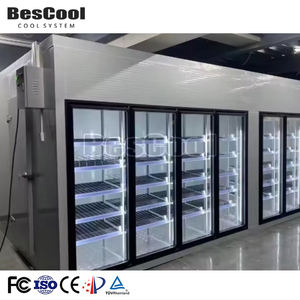 Bescool Commercial Display Walk in Beer Cooler Congelador Comida Walk-In Cooler Display Puerta de vidrio Congelador <span class=keywords><strong>el</strong></span>éctrico para supermercado - Product Image 3