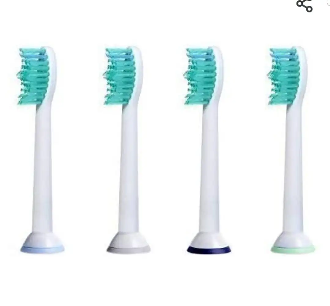 Generic 4pcs Pack Replacement Brush Heads Electric Toothbrush Heads for Philips Toothbrushes Compatible