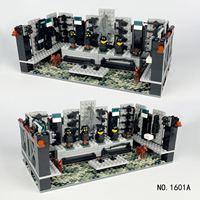 Set de Construcción Educativo de Bloques de Soldados SWAT, Armas Militares, Depósito de Equipamiento, Juguetes para Niños