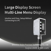 Sensor Perpindahan Laser 50m TOF Photoelectric Rangefinder RS485 Saklar Pengukuran Jarak Presisi Tinggi untuk Industri