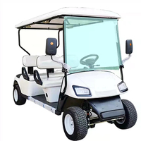 Buggy de golf électrique personnalisé surélevé 4 places homologué route, batterie lithium 120Ah, autonomie 70-90km, châssis en acier, livraison rapide