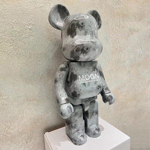 Bearbrick 70cm nhựa lớn mô hình con búp bê 1000% mặt trăng gấu Sao Thủy Triều chơi trang trí trong kho - Product Image 3