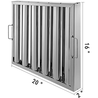 Filtro de Campana Extractora de Acero Inoxidable Multicapa, Filtro Trampero de Grasa para Campanas Extractoras de Restaurantes y Hoteles