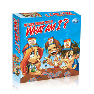 Gioco di domande veloci 'Sono io?' educativo in plastica, gioco da tavolo per famiglia con fasce per capelli, interattivo genitore-figlio per uso domestico - Product Image 5