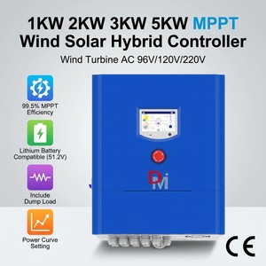 Regolatore di Carica Ibrido Eolico-Solare PWM MPPT con Funzione Dump Load 2KW 24V/48V/96V - Product Image 1