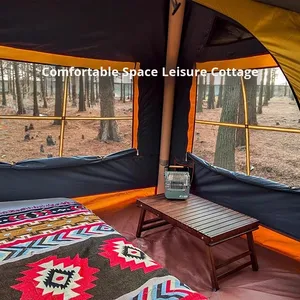Tienda de Campaña Inflable Portátil de Una Sola Capa de Oxford para Verano, Equipo de Campamento Plegable de Instalación Rápida para Estar Acompañado por <span class=keywords><strong>la</strong></span> Noche en <span class=keywords><strong>la</strong></span> Naturaleza - Product Image 3