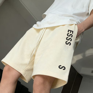 Pantalones cortos <span class=keywords><strong>Fear</strong></span> of God para hombre 2025 Colección Casual SS22 de hombre, pantalones cortos oversize elásticos en colores Light y Dark Oatmeal y camiseta de manga corta - Product Image 6