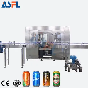 Nhà máy tự động 330ml nhôm tin lỏng có thể làm đầy và niêm phong máy