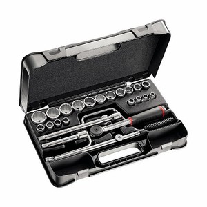 Jeu de douilles à chocs Usag 1/2 pouce en acier chrome-vanadium, kit d'outils avec clé et douilles pour réparation automobile - Product Image 1