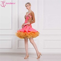 L-16173 robe de danse latine robes de concours Costumes jupe spectacle strass enfants adultes robe latine diverses couleurs