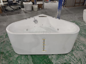 <span class=keywords><strong>Baignoire</strong></span> d'angle pour 2 personnes Jakuzi Massage Whirlpool Jacozy Bath Kit Bathing White Hot Tub Spa for Adults - Product Image 6