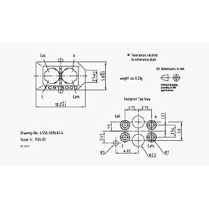 TCRT5000 โมดูลเซ็นเซอร์สะท้อนแสง IR 950nm สวิตช์โฟโตอิเล็กทริค 5V สำหรับการติดตามเส้นหลัก หลีกเลี่ยงสิ่งกีดขวาง รถหุ่นยนต์ - Product Image 6
