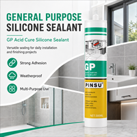 Scellant silicone acétique de haute qualité résistant aux intempéries à forte adhérence pour l'étanchéité des joints de fenêtres, de portes, de carreaux et d'armoires