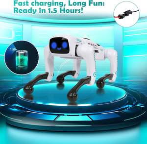 スマートロボット犬キッズSTEM学習ロボットペット30 + アクションプログラム可能玩具IOS/<span class=keywords><strong>Android</strong></span>アプリコントロールギフト - Product Image 6