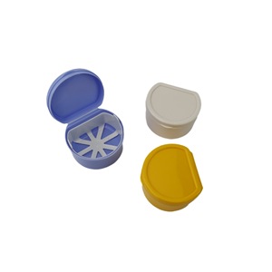 Estuche portátil para dentaduras postizas LK 403, caja de almacenamiento de plástico para ortodoncia, para el cuidado dental de adultos - Product Image 4
