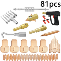 Kit de réparation de carrosserie automobile avec marteau de débosselage 66/81/86 pièces, accessoire d'outil de débosselage par soudage ponctuel