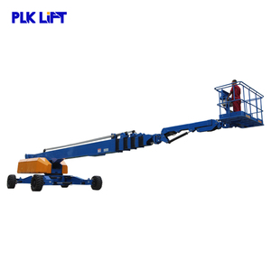 Plataforma Elevadora Telescópica Diésel Todoterreno de Alta Holgura de 21m, 24m, 28m, 30m, Capacidad de 230KG, Altura Máxima de Plataforma de <span class=keywords><strong>42m</strong></span>, Giro de 360° - Product Image 2