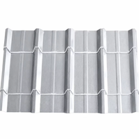 Tôle profilée 840 900 en acier coloré prélaqué, revêtement aluminium, haute résistance, dureté moyenne, conforme ASTM, durable pour