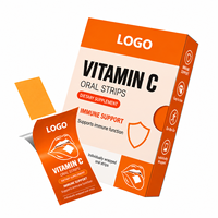 Bandes de film orales à dissolution rapide de Vitamine C (Acide Ascorbique) OEM ODM – Soutien Immunitaire et Antioxydant – Supplément VC Zinc pour le Système Immunitaire