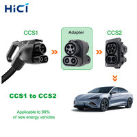 Connecteurs HICI EV adaptateur Ev DC Tesla 200kw Tesla vers Ccs 1 Combo 1 adaptateur de chargeur pour Tesla modèle 3 X Y