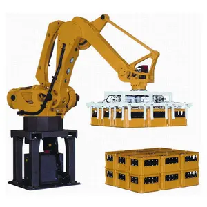 고속 Palletizer 음식 쌓아올리는 기계 자루에 넣기 곡물 Palletizing 조작자/로봇식 팔 Palletizer 기계