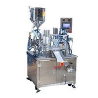 Machine de remplissage et de scellage rotative automatique pour miel, huile, boissons, confiture, ketchup, yaourt et pâtes, pour contenants en verre