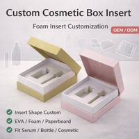 Boîte cadeau cosmétique rigide de luxe haut de gamme en matériaux recyclés |   Emballage personnalisé pour crème pour les yeux, huile essentielle, sérum pour le soin de la peau du visage