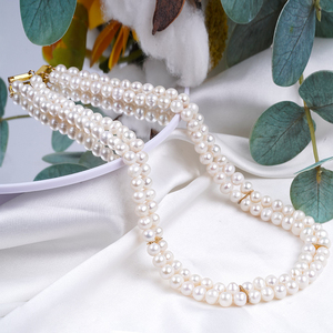 Collana di perle Vintage Zhuji collana di perle d'acqua dolce classica da donna catena di clavicola da donna accessori per gioielli - Product Image 2