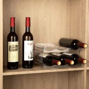 Casier à vin amovible Offre Spéciale pour garde-manger de cuisine armoire en plastique bouteille d'eau réfrigérateur organisateur pour armoires et <span class=keywords><strong>casiers</strong></span> - Product Image 6