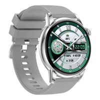 Montre connectée unisexe DF H11 4G de haute qualité H99 avec NFC, GPS, charge magnétique, boîtier en acier, étanche IP68, écran AMOLED