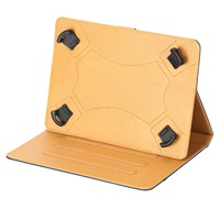 Étui universel pour tablette en cuir PU à motif vache, double couleur, avec crochet de traction aux quatre coins, disponible en 7, 8, 9, 10 et 12,4 pouces