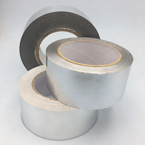 Ruban adhésif en aluminium ultra-épais sans papier pour la réparation et la fixation des tuyaux <span class=keywords><strong>de</strong></span> cuivre des évaporateurs <span class=keywords><strong>de</strong></span> réfrigération - Product Image 4