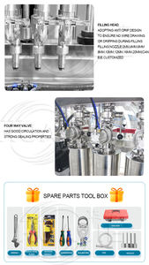 HUAJIE Botella de plástico 2 4 6 8 10 Cabezas Máquina de llenado de líquidos químicos de alto material Máquina de llenado de fregado de pistón - Product Image 6