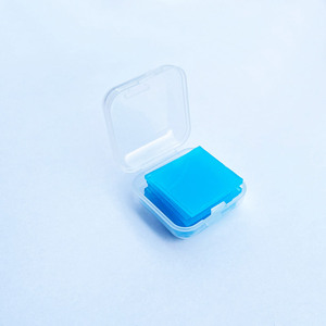 Diamant <span class=keywords><strong>peinture</strong></span> 2x2cm carré cire <span class=keywords><strong>argile</strong></span> rouge bleu violet dans un récipient en plastique - Product Image 2