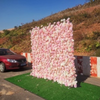 SPR Bruidsmeisjesboeket Op Maat Gemaakt 5D Effecten Bloemenwand Matten Kunstbloemen Wand Rozen Paneel voor Yoga Shop Decoratie
