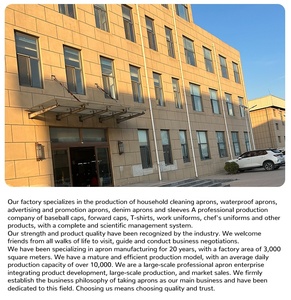 Grembiule Rosa da <span class=keywords><strong>Chef</strong></span> per Ristorante e Caffetteria, Personalizzabile con Logo Ricamato, Resistente all'Olio e all'Usura, con 3 Tasche - Product Image 2