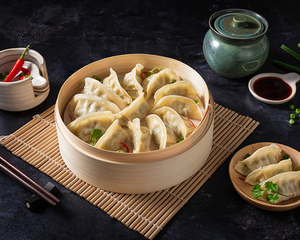 Dumplings Premium de Cerdo y Vegetales Congelados 450g, Auténticos Dim Sum Vietnamitas, Mandu, Gyoza Congelada Alta en Proteínas para Venta al por Mayor - Product Image 4