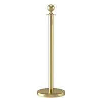 Tradition pas cher chaussée sécurité couronne suspendu garde-corps barrière poste hôtel banque velours acier inoxydable pôle mariage support pôle