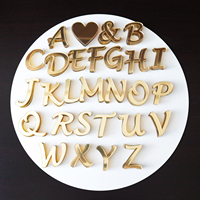 Letras Acrílicas 3D Personalizadas al por Mayor con Adhesivo para Invitaciones, Sobres, Menús, Manualidades, Monogramas, Números, Logotipos, Decoración, Recuerdos, Embalaje