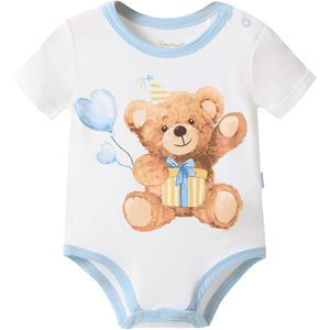 Body de Bebé Dreamhalo de Manga Corta, Unisex, de Algodón Suave Tejido, para Niños Pequeños - Product Image 1