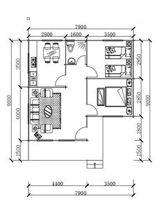 Cabane en <span class=keywords><strong>bois</strong></span> préfabriquée de 72 m² sur la <span class=keywords><strong>plage</strong></span>, 2 chambres, 1 salle de bain, maison en bord de mer avec vue sur l'océan - Product Image 6
